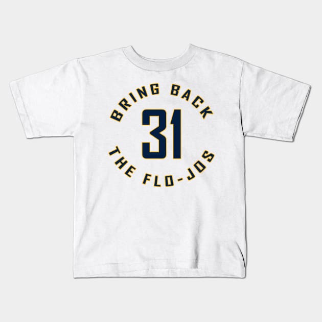 Bring Back The Flo-Jos (White) Kids T-Shirt by nickmeece